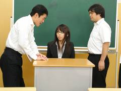 Hot teacher Maho Sawai gets rammed at school